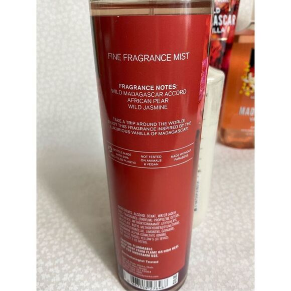 Bath and Body Works WILD MADAGASCAR VANILLA 4 Piece Set - Picture 3 of 6